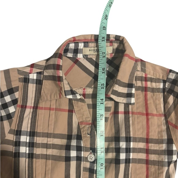 Burberry Kids Tan and Black Checkered Blazer - Picture 4 of 5